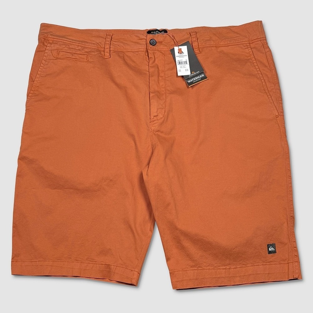 Quiksilver Waterman Collection Dyer Beach‎ Shorts - NWT Mens 40 Orange #49372-J4